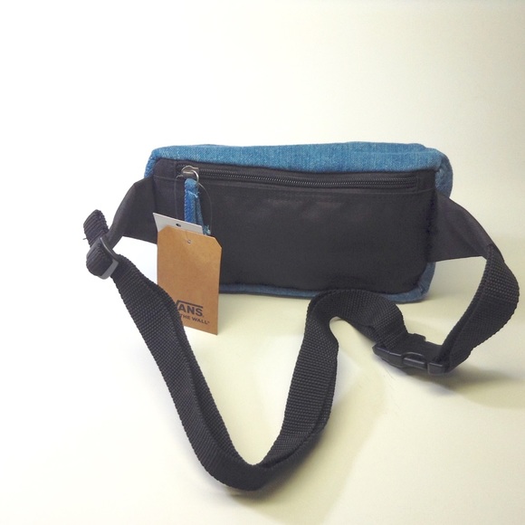 NWT VANS Denim Fanny Pack Embroidered Roses - Picture 6 of 6